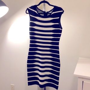 Calvin Klein Fitted Dress Size Small